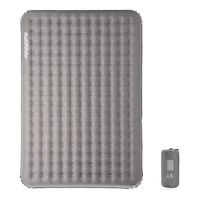 (Grey, S) TPU Thickened Inflatable Mattress Waterproof Single/Double People Sleeping Pad for Out