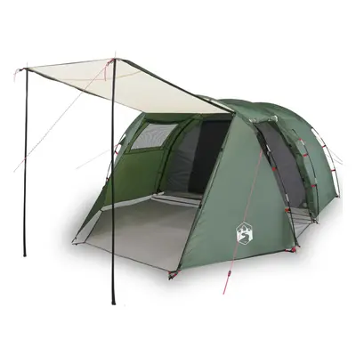 vidaXL Camping Tent Persons Dome Tent Lightweight Tent Green 185T Taffeta