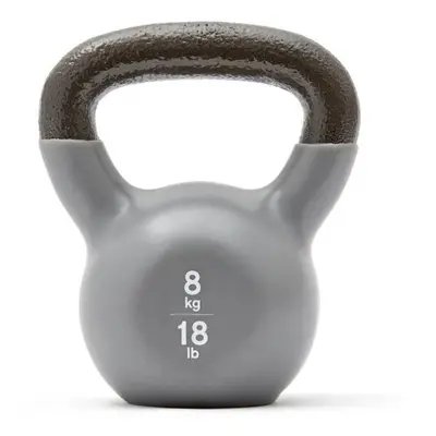 (8kg) Reebok Kettlebell Cast Iron Vinyl Coated Fitness Gym Workout 1-5kg