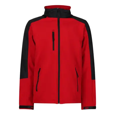 (S, Classic Red/Black) Regatta Mens Hydroforce Soft Shell Jacket