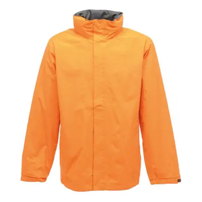 (2XL, Sun Orange/Seal Grey) Regatta Mens Standout Ardmore Jacket (Waterproof & Windproof)