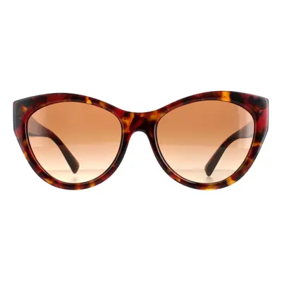 Valentino Sunglasses VA4109 Red Havana Brown Gradient