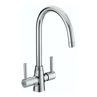 Bristan Monza Kitchen Sink Mixer Tap Double Lever Modern EasyFit Chrome