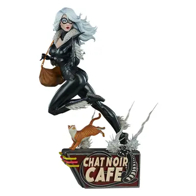 Spider-Man Black Cat Statue