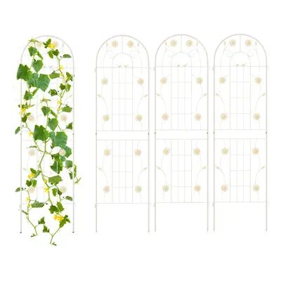 4 Pack cm x cm Metal Garden Trellis Rustproof Plant Support