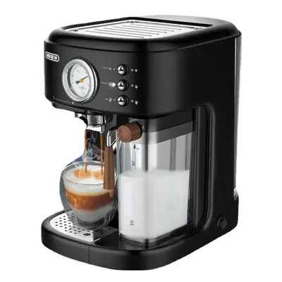 (UK Plug) Powder/Pod dual-use Coffee Espresso Maker 20Bar Espresso Coffee Machine Inox Case Semi