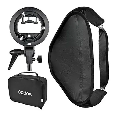 Godox 60x60 Foldable Universal Softbox with Style Speedlite Bracket for Flash Bowens Mount Acces