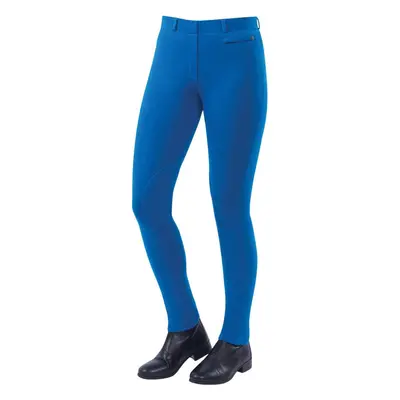 (34in, Sea Blue) Dublin Womens/Ladies Supa-fit Pull On Knee Patch Jodhpurs