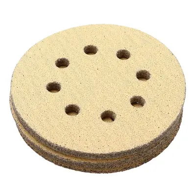 100pcs Inch 60/80/120/150/240 Grit Sanding Discs 125mm Holes Sandpaper Sanding Polishing Pad