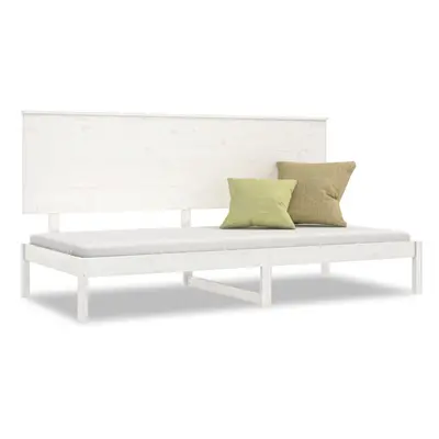 (White, x cm (W x L)) vidaXL Solid Wood Pine Day Bed Daybed Couch Multi Colours 80x200 cm/90x200