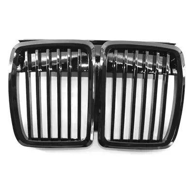 Front Grille Replacement for BMW E30 3 Series High Gloss Black Cool Bussiness Style