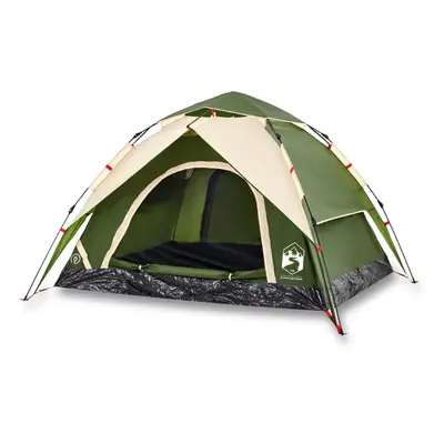 (Green, x x cm) vidaXL Camping Tent Dome Tent Lightweight Tent Blackout Fabric Quick Release