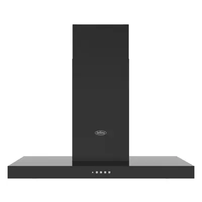 Belling BEL COOKCENTRE CHIM 90T BLK Built In 90cm Speeds Chimney Cooker Hood