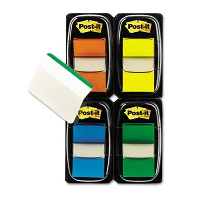 3M Flags/Tabs Value Pack Assorted Colors 1 in.Flags Filing Tabs/Pk