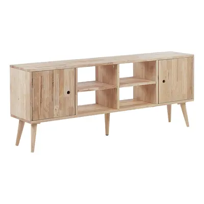 TV Stand CHANDLER Wood Light Brown