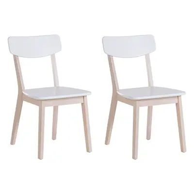 Set of Dining Chairs SANTOS White