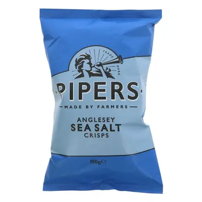 Pipers Crisps Anglesey Sea Salt -150g ( pack of )