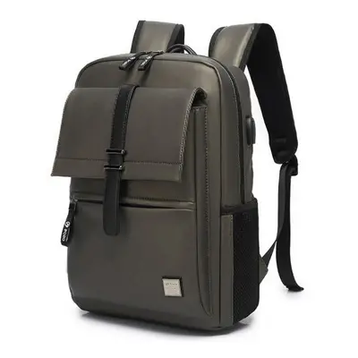 (Gold) 15.6 Inch Large Capacity Backpack Outdoor Waterproof Business Laptop Bag