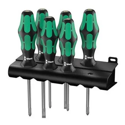 Wera Kraftform Plus 334/355/6 Screwdriver Set of 4 x SL x PZ