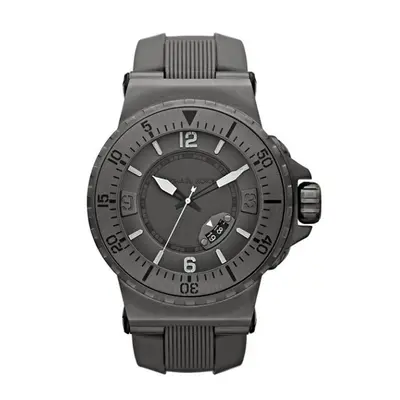 Michael Kors Mens Watch IP Grey Silicon with Date MK7061