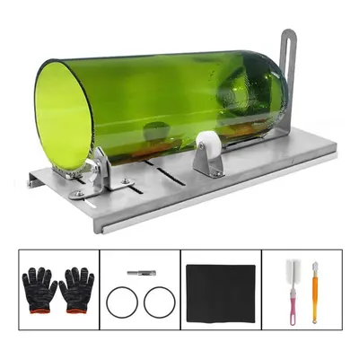 (3 wheels) DIY Glass Bottle Cutter Adjustable Sizes Metal Glassbottle Cut Machine