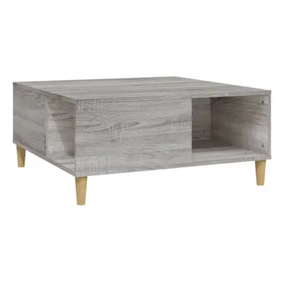 (grey sonoma) vidaXL Coffee Table Engineered Wood Accent End Sofa Tea Table Multi Colours