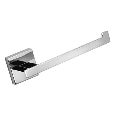 QM511141 Flexi-Fix Easy to Fit Cheadle Chrome Plated Square Design Toilet Roll Holder