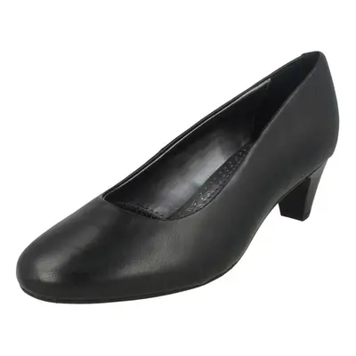 (Black, UK 3.5) Ladies Padders Court Shoe Jane