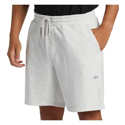 (S, White Marble) Quiksilver Mens Salt Water Elasticated Waist Jogger Sweatshorts