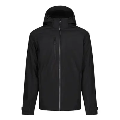 (M, Black) Regatta Mens Erasmus In Soft Shell Jacket