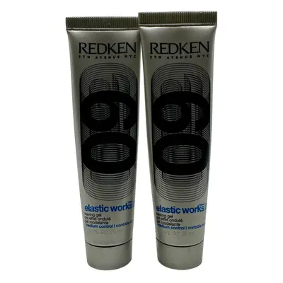 Redken Elastic Works Waving Gel .845 OZ Set of