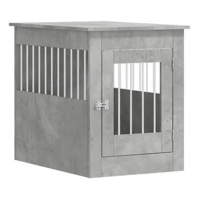 (concrete grey, x x cm) vidaXL Dog Crate Furniture Pet Doghouse Dog Kennel Dog Cage Engineered W