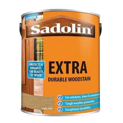 Sadolin Extra Durable Woodstain Light Oak Litre