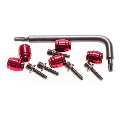 SRAM Hydraulic Disc Brake Hose Fitting Kit Includes Threaded Hosebarbs Red Comp Fittings T8 Torx