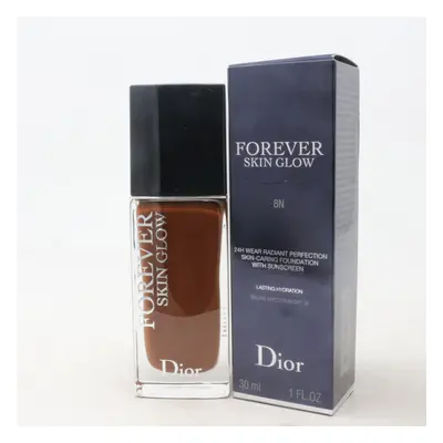 (8N Neutral / Glow) Dior Forever Skin Glow 24H Foundation 1.0oz New With Box