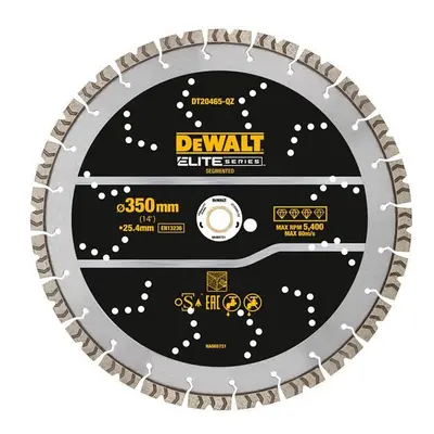 DEWALT - ELITE SERIESÃ¢ Rebar Concrete Diamond Wheel x 25.4mm