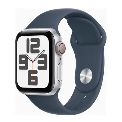 Apple Watch SE (GPS + Cellular) - 2nd generation - mm - silver aluminium - smart watch with spor