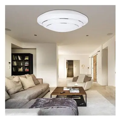 24W 1900lm LED Ceiling Light Surface Mount Round Panel Lamp Bedroom Living Room 85-265V