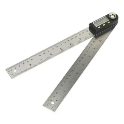 200mm Digital Angle Rule - Digital Display - Metric & Imperial - Angle Finder