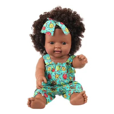 () 28CM Silicone Vinyl Realistic Reborn Lifelike Newborn Baby Doll Toy with Moveable Head Arms a