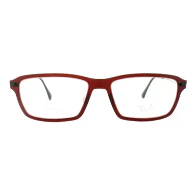 Ray-Ban Glasses Frames RX 5456 Dark Matt Red Mens 55mm