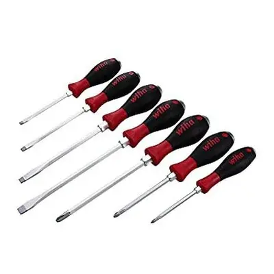 Wiha Screwdriver Set, Slotted and Phillips, Extra Heavy Duty, Piece