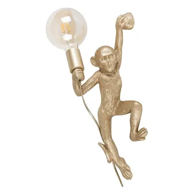 Monkey Gold Indoor Wall Light