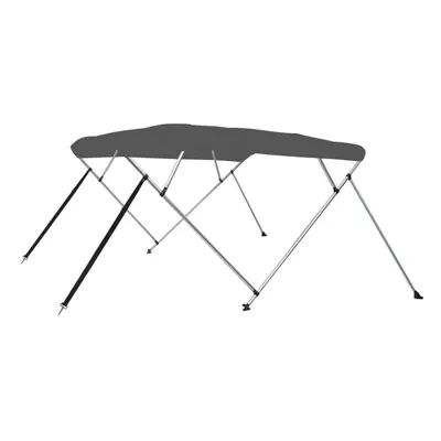 vidaXL Bow Bimini Top Anthracite 243x180x137 cm Boat Storage Canopy Awning