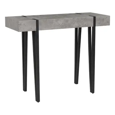 Console Table ADENA Concrete Effect Light Grey Grey