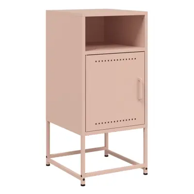 (pink, pcs) vidaXL Bedside Cabinet Nightstand Bed Table Bed Cabinet Mustard Yellow Steel