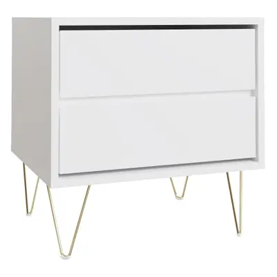 Monaco White Drawer Bedside