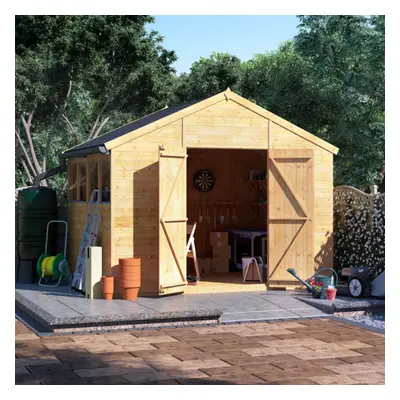 (Pressure Treated - 8x10, Windowed) BillyOh Expert Tongue and Groove Apex Workshop