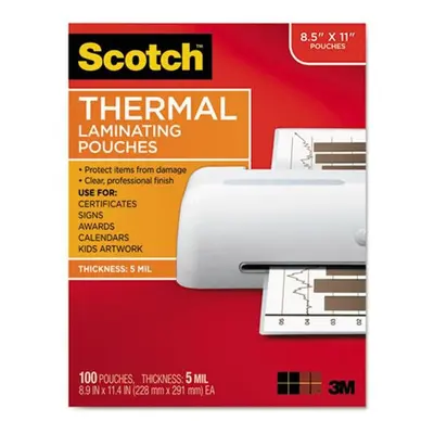 3M/Commercial Tape Div. MMMTP5854100 Pouch,Thrm Lmntr,5Mil,100