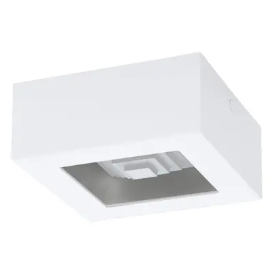 Wall / Ceiling Light Modern White Box Lamp 140mm x 140mm 6.3W Built in LED